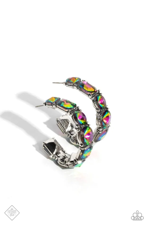 Earrings Paparazzi Jewelry Paparazzi Earring Blazing Bow Multi