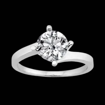 GB Rings 3 Ct Natural Earth Mined Diamond Engagement Ring Solitaire Jewelry