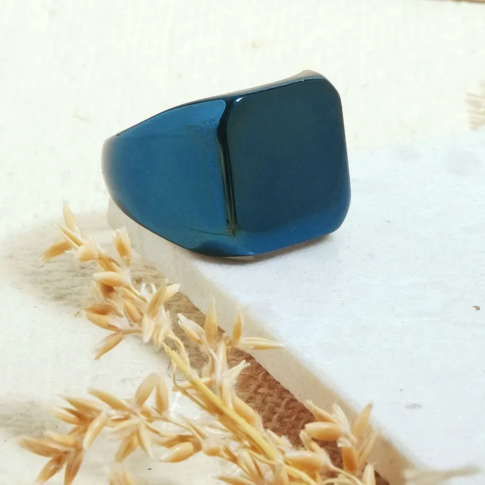 Upakarna Rings Matte Onyx Men Ring