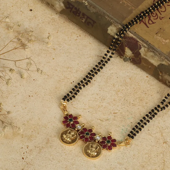 SILVER Rings Radiant Lakshmi Blessings Silver Mangalsutra