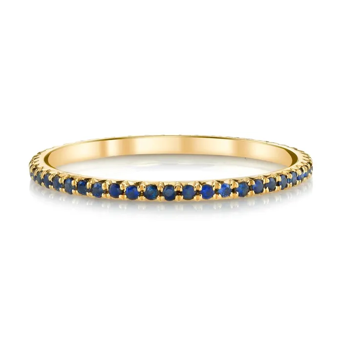 anitako Rings BLUE SAPPHIRE ETERNITY BAND