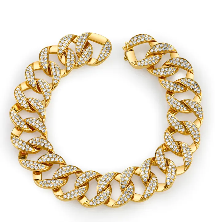 Bracelets anitako HEMINGWAY DIAMOND CHAIN LINK BRACELET