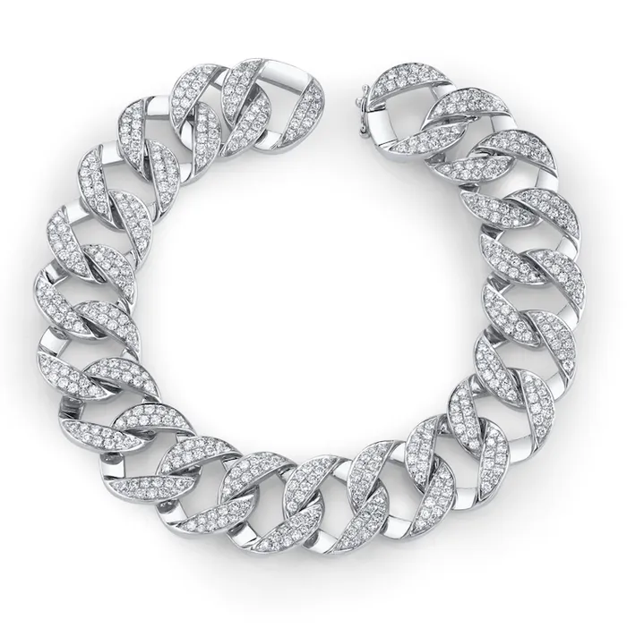 Bracelets anitako HEMINGWAY DIAMOND CHAIN LINK BRACELET