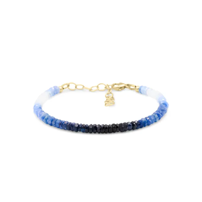 Bracelets Earthly Abundance Blue Sapphire Ombre Bracelet