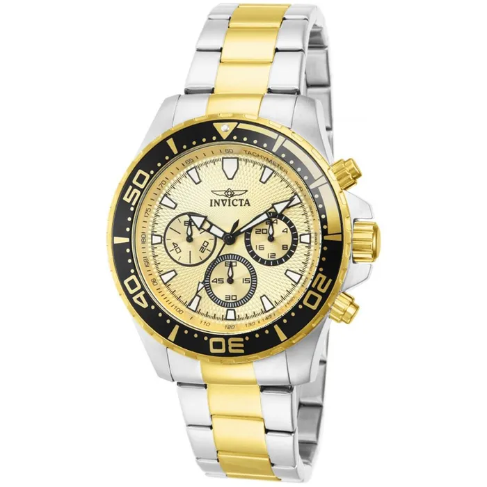 Bracelets Invicta Invicta Mens Chronograph Watch Pro Diver Gold Tone Dial Two Tone Bracelet 12916 Bracelets Invicta Invicta Mens Chronograph Watch Pro Diver Gold Tone Dial Two Tone Bracelet 12916