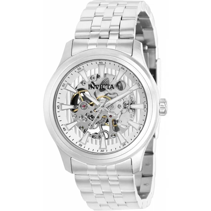Bracelets Invicta Invicta Mens Mechanical Watch Vintage Skeleton Dial Silver Steel Bracelet 37964 Bracelets Invicta Invicta Mens Mechanical Watch Vintage Skeleton Dial Silver Steel Bracelet 37964