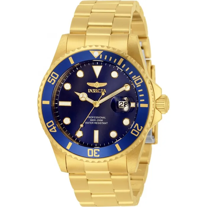 Bracelets Invicta Invicta Mens Quartz Watch Pro Diver Blue Dial Yellow Gold Steel Bracelet 33270 Bracelets Invicta Invicta Mens Quartz Watch Pro Diver Blue Dial Yellow Gold Steel Bracelet 33270
