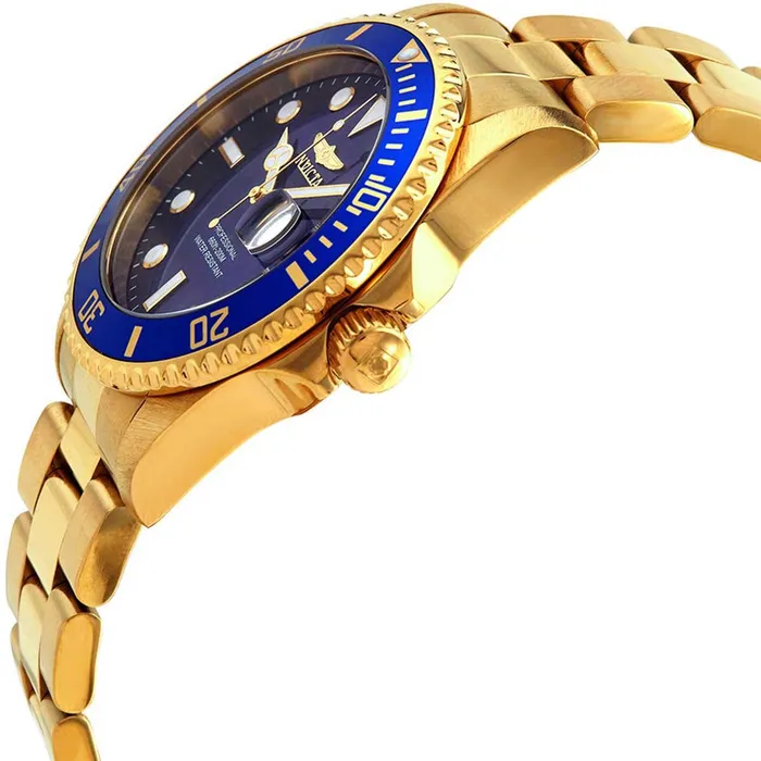 Bracelets Invicta Invicta Mens Quartz Watch Pro Diver Blue Dial Yellow Gold Steel Bracelet 33270 Bracelets Invicta Invicta Mens Quartz Watch Pro Diver Blue Dial Yellow Gold Steel Bracelet 33270