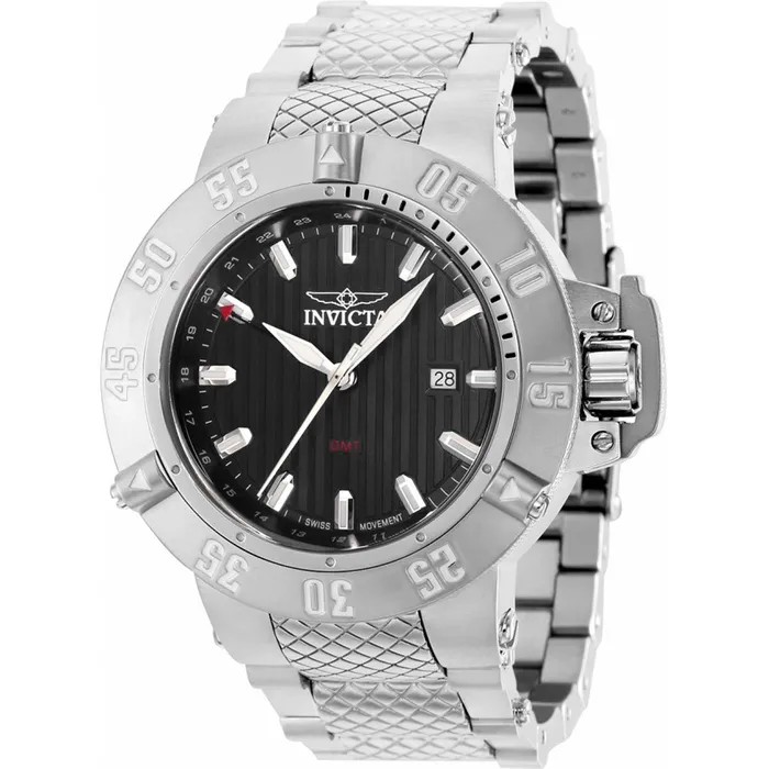 Bracelets Invicta Invicta Mens Quartz Watch Subaqua GMT Black Dial Stainless Steel Bracelet 37212 Bracelets Invicta Invicta Mens Quartz Watch Subaqua GMT Black Dial Stainless Steel Bracelet 37212