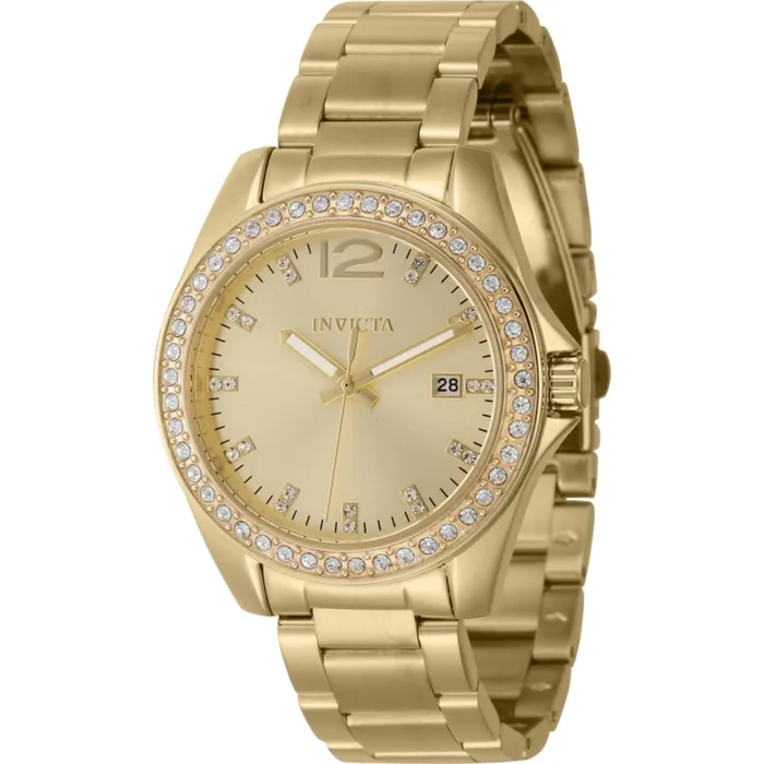 Bracelets Invicta Invicta Womens Watch Angel Quartz Gold Tone Dial Stainless Steel Bracelet 44840 Bracelets Invicta Invicta Womens Watch Angel Quartz Gold Tone Dial Stainless Steel Bracelet 44840