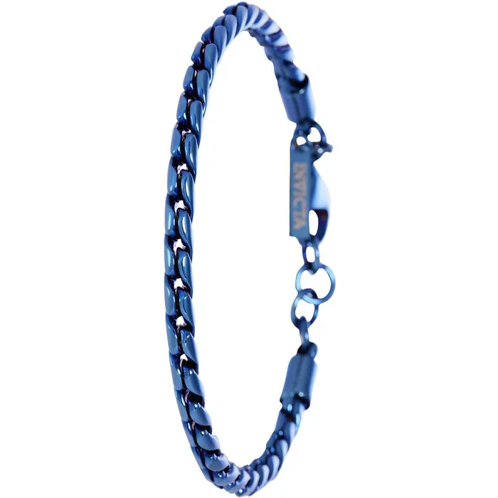 Bracelets Invicta Mens Bracelet Elements Dark Blue Plated Steel Hook Buckle Clasp 39616 Invicta Bracelets Invicta Mens Bracelet Elements Dark Blue Plated Steel Hook Buckle Clasp 39616 Invicta