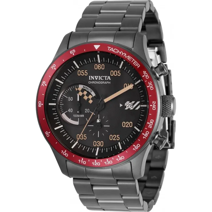 Bracelets Invicta Mens Chronograph Watch Speedway Quartz Black Dial Gunmetal Bracelet 34058 Invicta Bracelets Invicta Mens Chronograph Watch Speedway Quartz Black Dial Gunmetal Bracelet 34058 Invicta