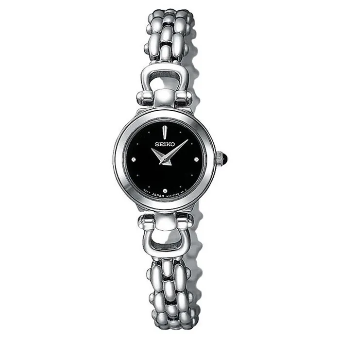 Bracelets Seiko Seiko SUJD39 Womens Dress Black Dial Stainless Steel Bracelet Watch Bracelets Seiko Seiko SUJD39 Womens Dress Black Dial Stainless Steel Bracelet Watch