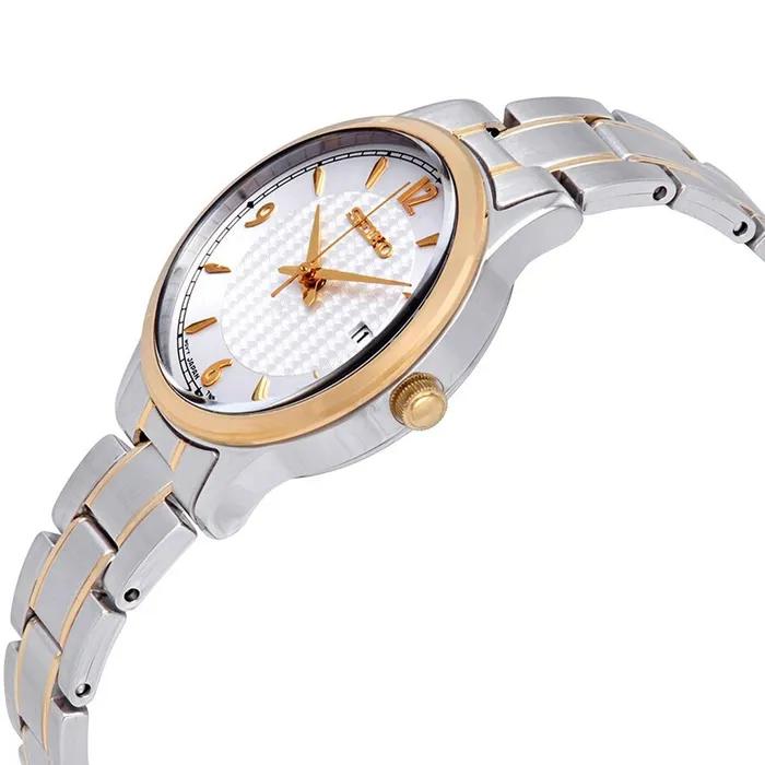 Bracelets Seiko Womens Quartz Watch Classic Silver Tone Dial Two Tone SS Bracelet SXDG94P1 SEIKO Bracelets Seiko Womens Quartz Watch Classic Silver Tone Dial Two Tone SS Bracelet SXDG94P1 SEIKO