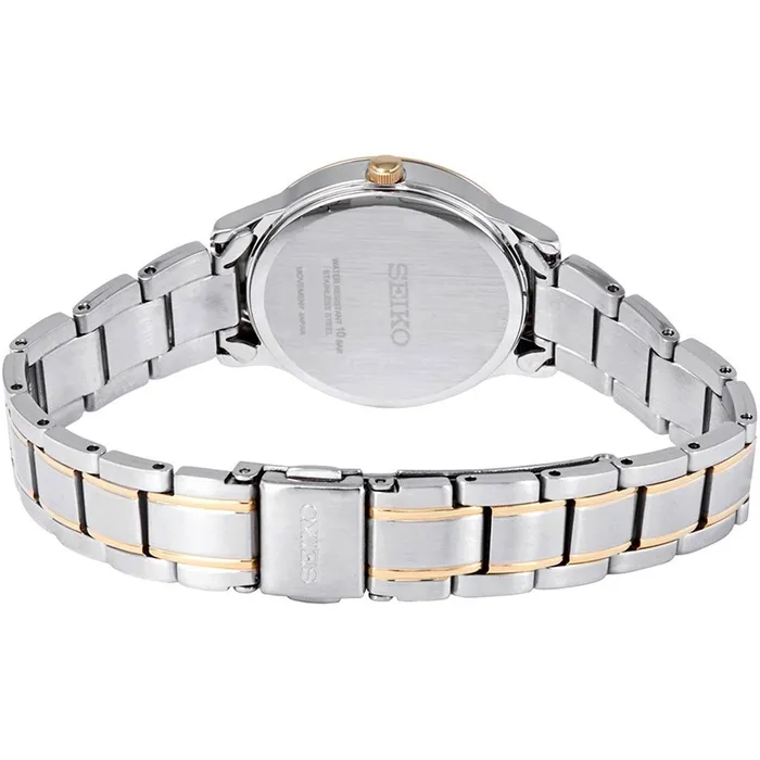Bracelets Seiko Womens Quartz Watch Classic Silver Tone Dial Two Tone SS Bracelet SXDG94P1 SEIKO Bracelets Seiko Womens Quartz Watch Classic Silver Tone Dial Two Tone SS Bracelet SXDG94P1 SEIKO