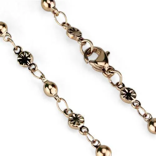 Bracelets TK2432R IP Rose GoldIon Plating Stainless Steel Chain with No Stone Alamode