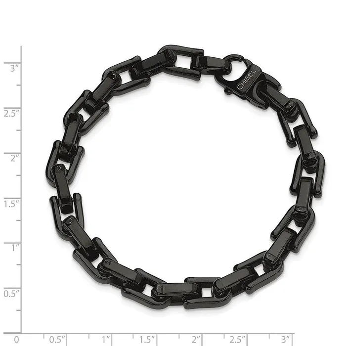 Chisel Stainless Steel Black IPplated Bracelet Bracelets Chisel Stainless Steel Black IPplated Bracelet Bracelets