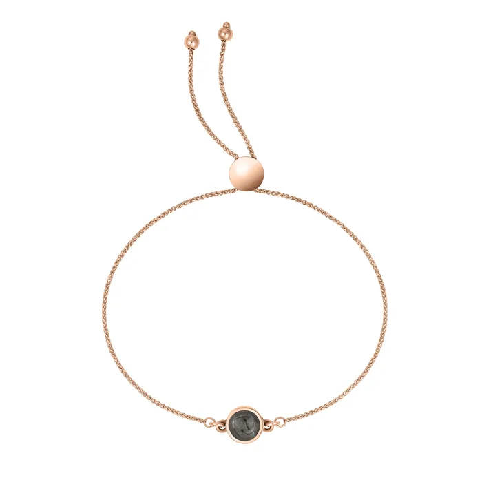 closebymejewelry Bracelets Bolo Chain Cremation Bracelet in 14K Rose Gold
