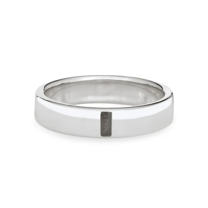 closebymejewelry Rings Simple Band Cremation Ring in Sterling Silver