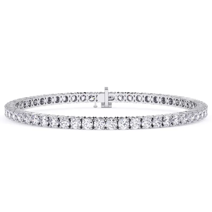 deBebians 7 Carat Lab Grown Diamond Tennis Bracelet Bracelets