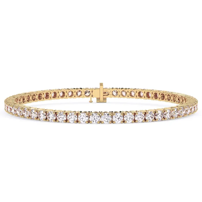 deBebians 7 Carat Lab Grown Diamond Tennis Bracelet Bracelets