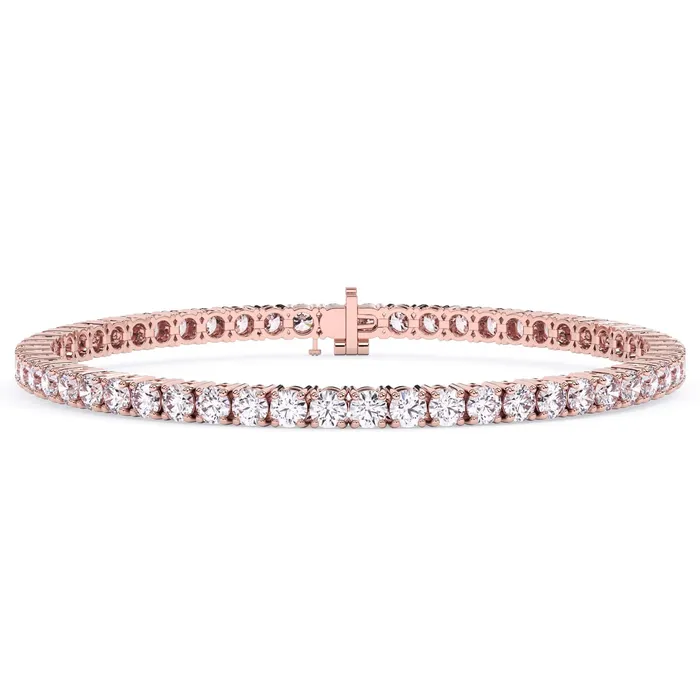 deBebians 7 Carat Lab Grown Diamond Tennis Bracelet Bracelets