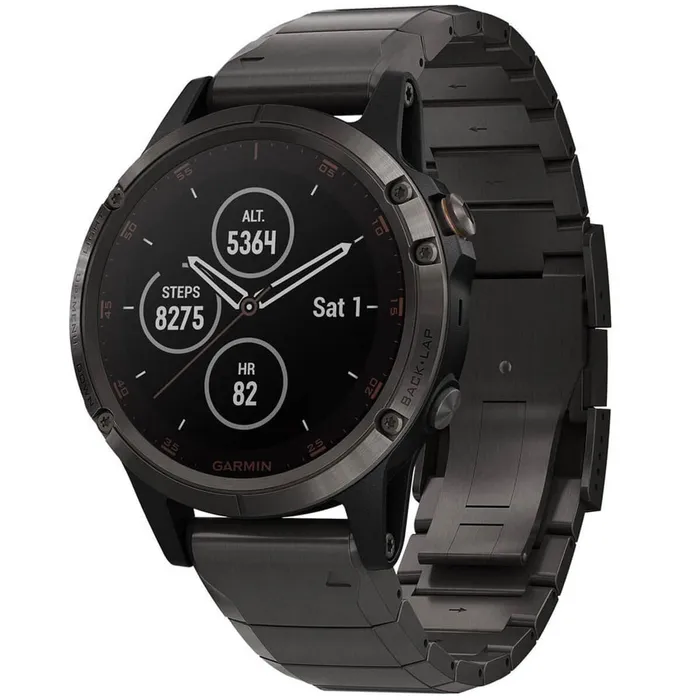 Garmin Bracelets Garmin Unisex Smartwatch fenix 5 Plus Multisport Titanium Bracelet 0100198802 Garmin Bracelets Garmin Unisex Smartwatch fenix 5 Plus Multisport Titanium Bracelet 0100198802