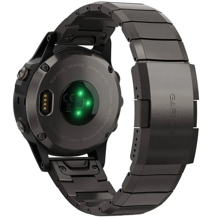 Garmin Bracelets Garmin Unisex Smartwatch fenix 5 Plus Multisport Titanium Bracelet 0100198802
