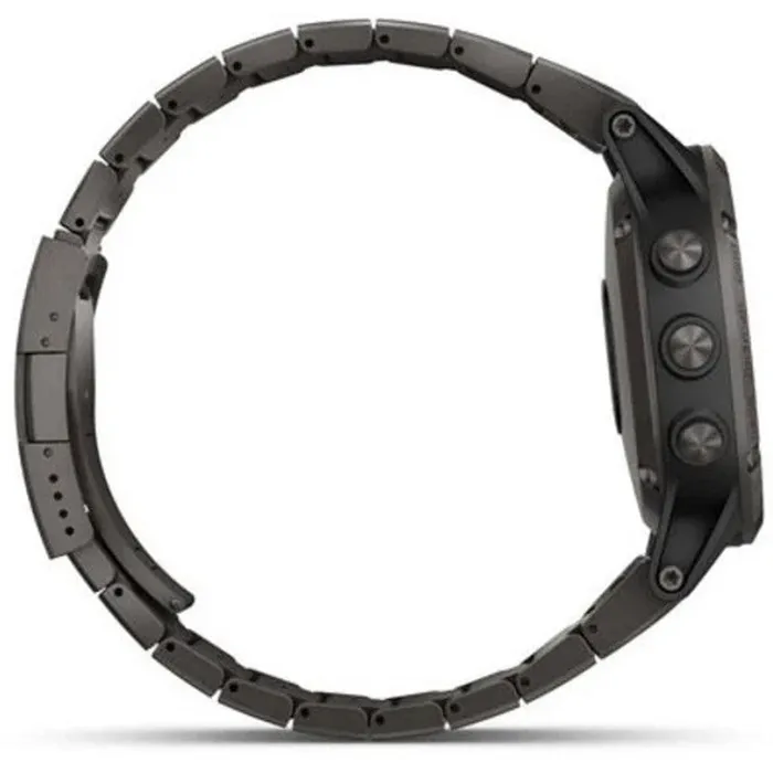 Garmin Bracelets Garmin Unisex Smartwatch fenix 5 Plus Multisport Titanium Bracelet 0100198802