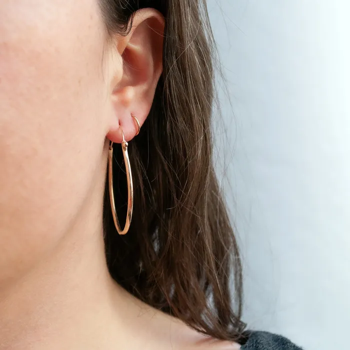 Gold Moritz Hoop Earrings Ladha Earrings