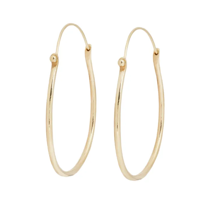 Gold Moritz Hoop Earrings Ladha Earrings