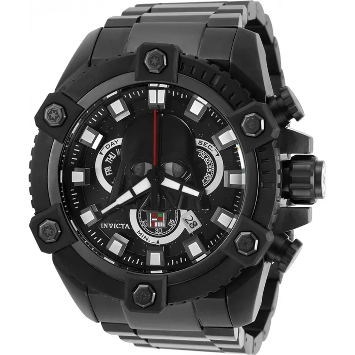 Invicta Bracelets Invicta Mens Chronograph Watch Star Wars Darth Vader Black Steel Bracelet 28063 Invicta Bracelets Invicta Mens Chronograph Watch Star Wars Darth Vader Black Steel Bracelet 28063