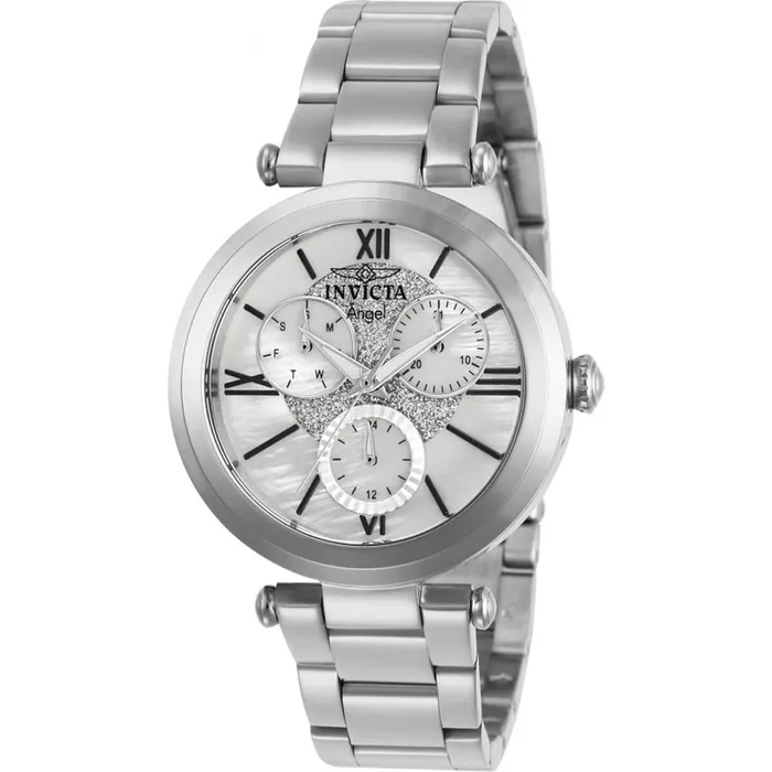 Invicta Bracelets Invicta Womens Quartz Watch Angel Silver Tone and White MOP Dial Bracelet 28924 Invicta Bracelets Invicta Womens Quartz Watch Angel Silver Tone and White MOP Dial Bracelet 28924