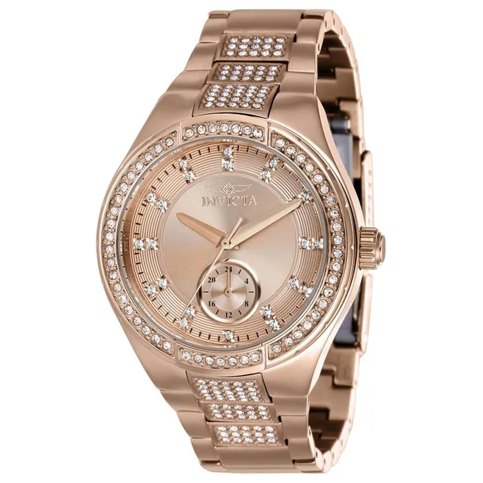 Invicta Bracelets Invicta Womens Quartz Watch Specialty Rose Gold Tone Dial Bracelet 38633 Invicta Bracelets Invicta Womens Quartz Watch Specialty Rose Gold Tone Dial Bracelet 38633