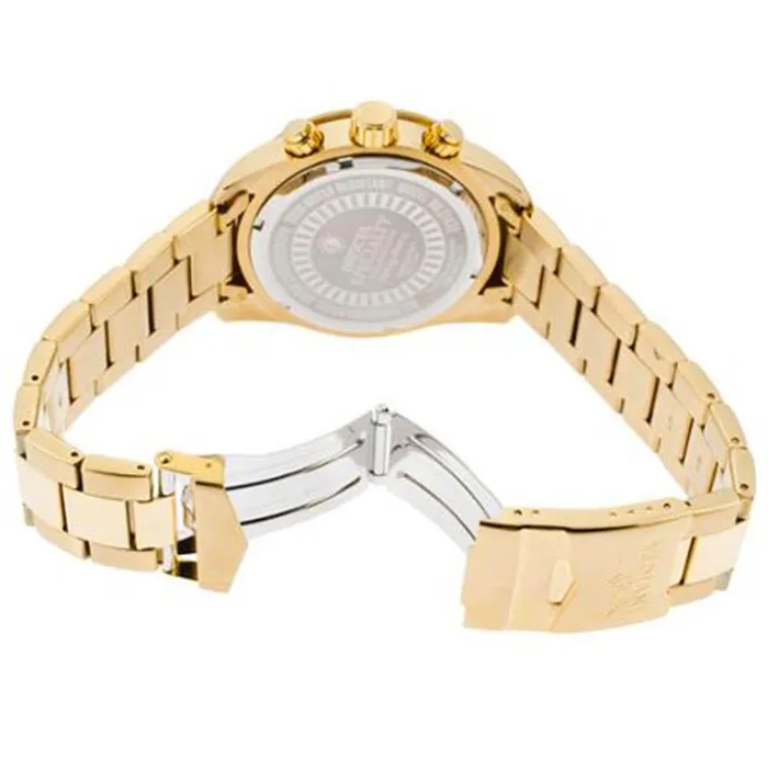 Invicta Mens Chrono Watch Specialty Black Dial Yellow Gold Bracelet 21470 Invicta Bracelets Invicta Mens Chrono Watch Specialty Black Dial Yellow Gold Bracelet 21470 Invicta Bracelets