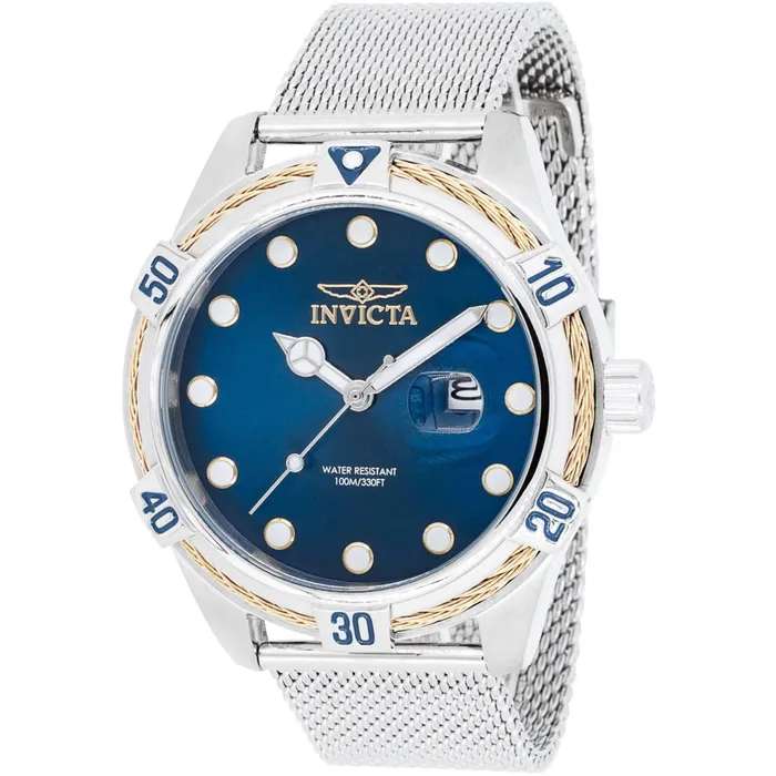 Invicta Mens Watch Bolt Quartz Blue Dial Silver Stainless Steel Bracelet 43553 Invicta Bracelets Invicta Mens Watch Bolt Quartz Blue Dial Silver Stainless Steel Bracelet 43553 Invicta Bracelets