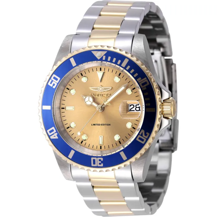 Invicta Mens Watch Pro Diver Automatic Gold Dial Two Tone Steel Bracelet 47394 Invicta Bracelets Invicta Mens Watch Pro Diver Automatic Gold Dial Two Tone Steel Bracelet 47394 Invicta Bracelets