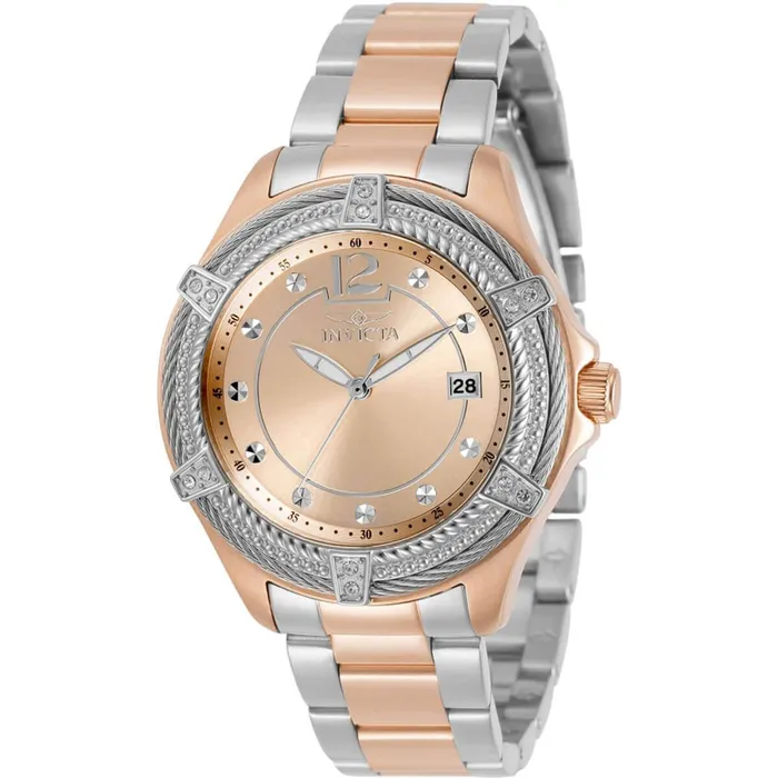 Invicta Womens Watch Bolt Crystal Accents Silver Tone Bezel TT Bracelet 30885 Invicta Bracelets Invicta Womens Watch Bolt Crystal Accents Silver Tone Bezel TT Bracelet 30885 Invicta Bracelets