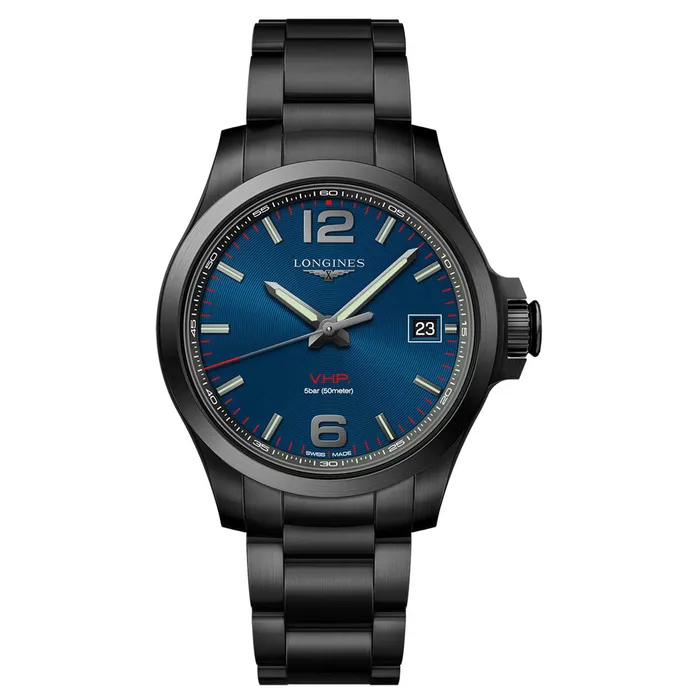 Longines Mens Watch Conquest VHP Black Stainless Steel Bracelet L37162966 Longines Bracelets Longines Mens Watch Conquest VHP Black Stainless Steel Bracelet L37162966 Longines Bracelets