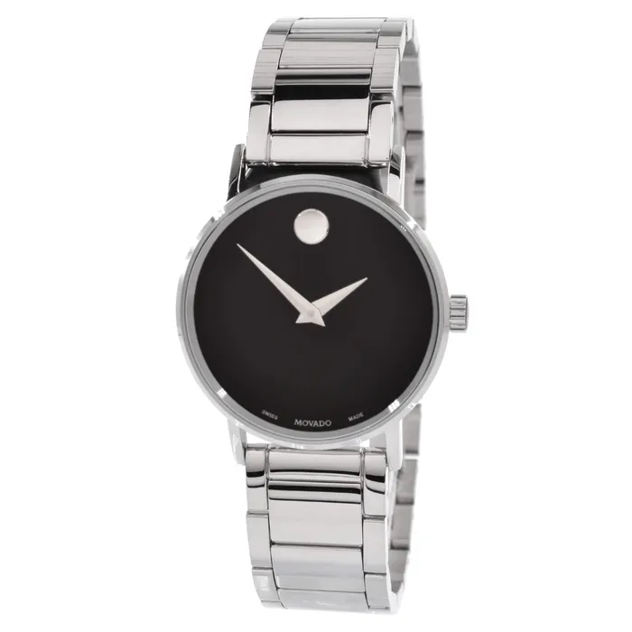 Movado Bracelets Movado Unisex Watch Quartz Black Museum Dial Silver Tone Bracelet 0607234 Movado Bracelets Movado Unisex Watch Quartz Black Museum Dial Silver Tone Bracelet 0607234