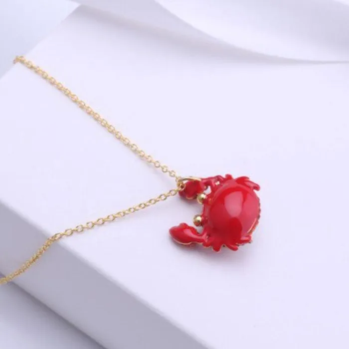 Necklaces Swarovski Swarovski Womens Pendant Necklace Hello Kitty Crab Multi Colored 5453217