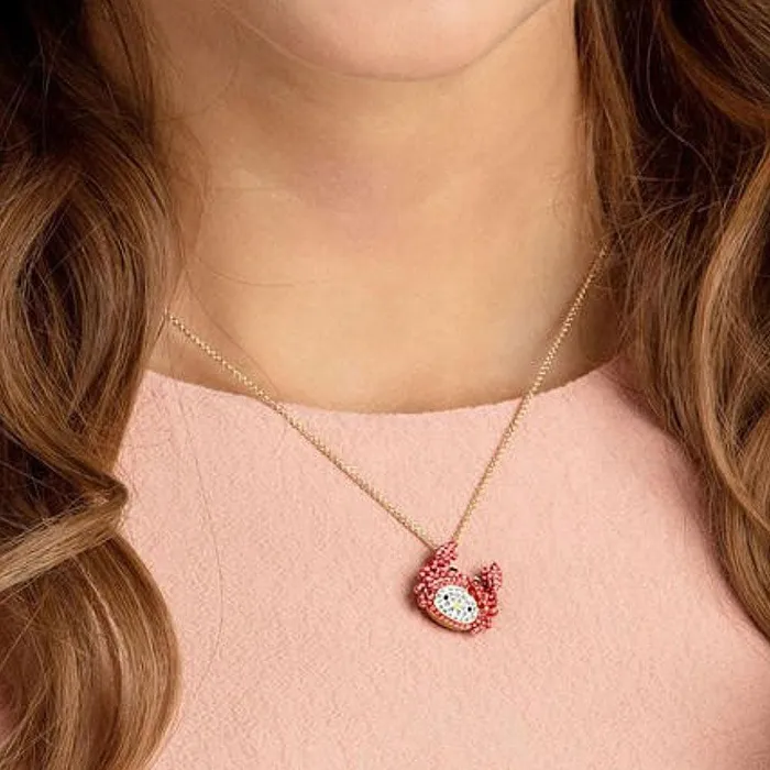 Necklaces Swarovski Swarovski Womens Pendant Necklace Hello Kitty Crab Multi Colored 5453217