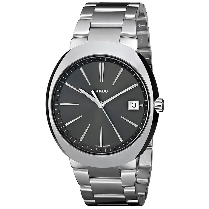 Rado Bracelets Rado Mens Quartz Watch DStar Grey Black Dial Silver Tone Bracelet R15943113 Rado Bracelets Rado Mens Quartz Watch DStar Grey Black Dial Silver Tone Bracelet R15943113