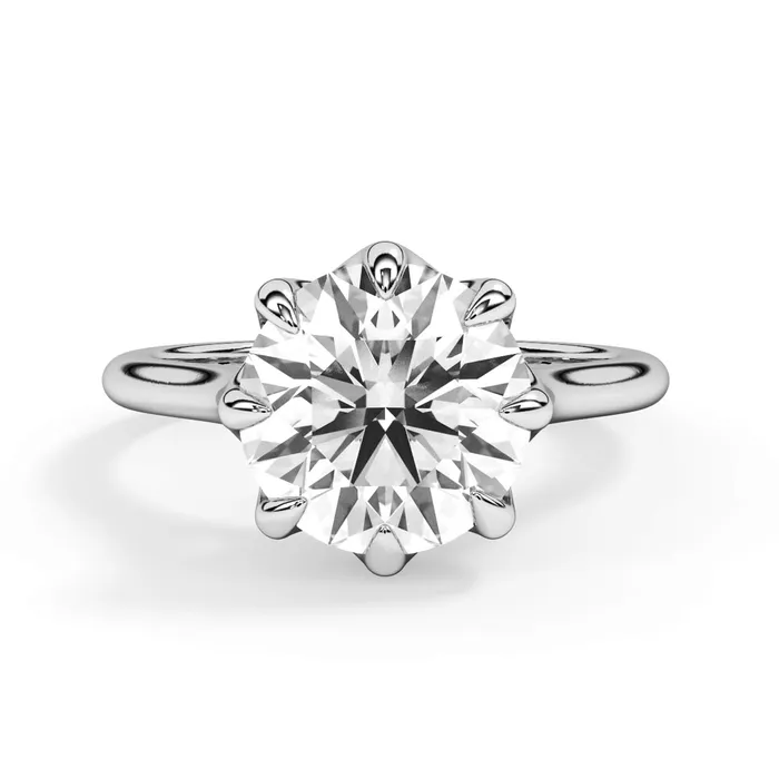 Rings deBebians 8 Prong Solitaire Engagement Ring Setting