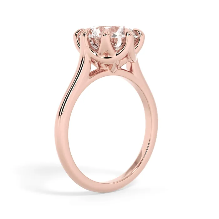 Rings deBebians 8 Prong Solitaire Engagement Ring Setting