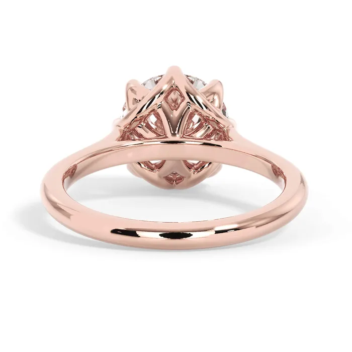 Rings deBebians 8 Prong Solitaire Engagement Ring Setting