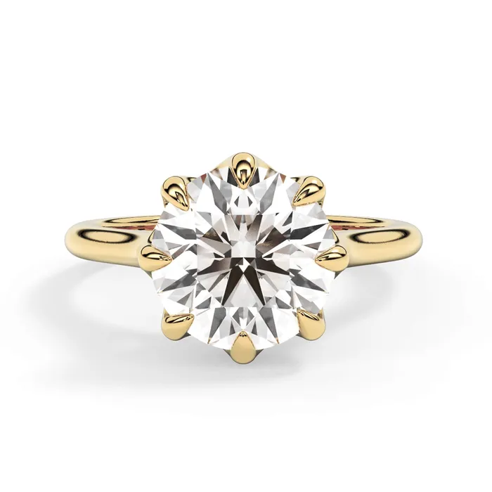Rings deBebians 8 Prong Solitaire Engagement Ring Setting