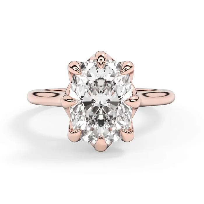 Rings deBebians 8 Prong Solitaire Engagement Ring Setting