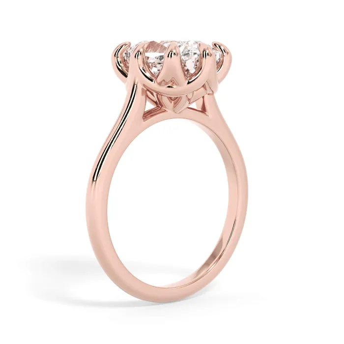Rings deBebians 8 Prong Solitaire Engagement Ring Setting
