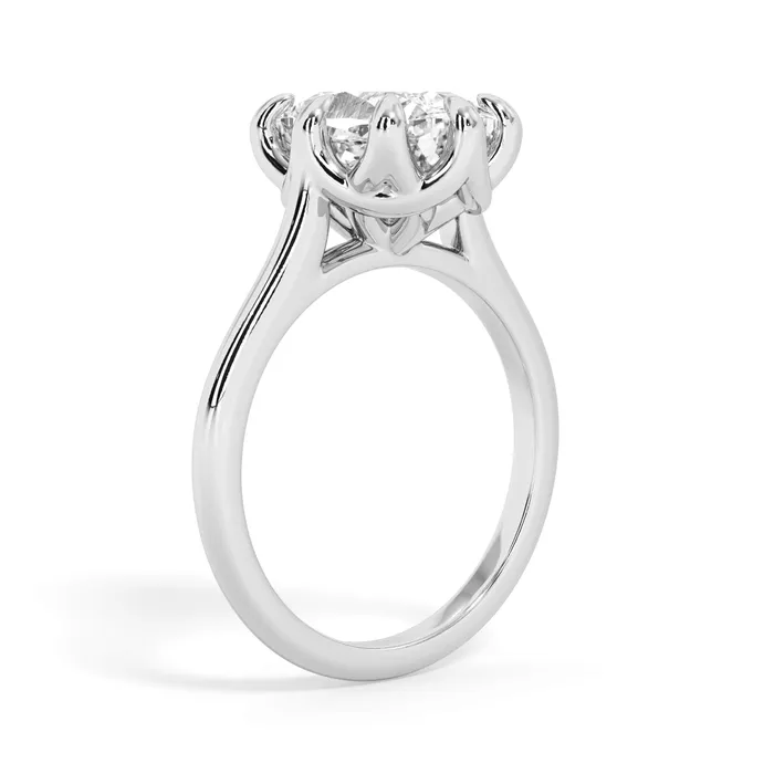 Rings deBebians 8 Prong Solitaire Engagement Ring Setting